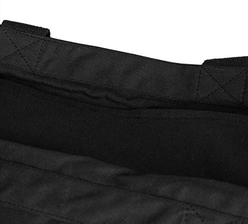 New Era MLB Canvas Tote Neyyyan Blkwhi Tasche, Unisex, Erwachsene, Schwarz, Einheitsgröße