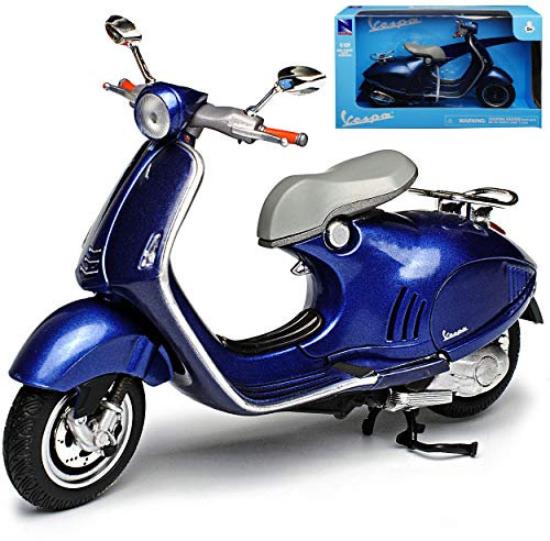 NewRay Vespa Piaggio 946 Blau Grau Ab 2013 1/12 Modell Motorrad