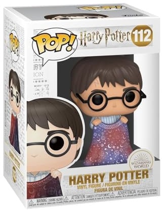 Funko POP! Potter-Harry Potter With Invisibility Cloak - Harry Potter - Collectable Vinyl Figure - Gift Idea - Official Merchandise - Toys for Kids & Adults - Movies Fans