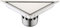SHUGUANG Caniveau de Douche en 304 Acier Inoxydable Triangle Brossé Drain de Douche avec Grande Calibre Anti Encrassement Anti Odeur Siphon de Sol pour Salle de Bain, Garage