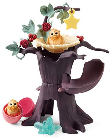 schleich 42525 Schlüpfende Babyeulen, für Kinder ab 5-12 Jahren, BAYALA - Spielset