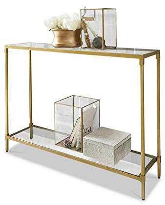 Loberon Console Ninove, Laiton/Transparent