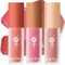 Erinde Matte Liquid Blush Make-up Leicht, Atmungsaktiv, Transparenter Farbverlauf, Natürliches Aussehen, Dewy Finish Creme Rouge Wange, Ideales Gel Blush Geschenk für Frauen (Set D)