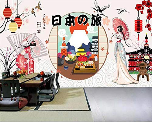 3D Wallpaper Benutzerdefinierte Japanisches Essen Fototapete Sushi Restaurant Home Interior Wandtapete Für Wände In Rollen 120Cm(W)×80Cm(H)