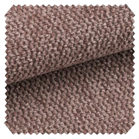novely® MATERA - Grob Gewebter Mélange Möbelstoff - UV-Beständiger Polsterstoff - Pflegeleichte Meterware 1lfm | Farbe: 14 Altrosa