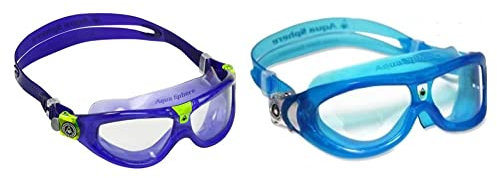 Aqua Sphere Seal Kid 2 Schwimmbrille Aqua - Klare Linse & Seal Kid 2 Schwimmbrille Lila - Klare Linse