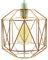 Retro Design Metal Wire Basket Cage Lamp Shade - Ceiling Pendant Light - Vintage Industrial Style - Easy Fit - Copper