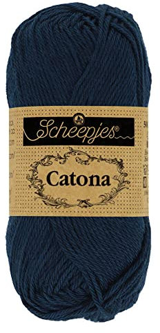 Scheepjes - Scheepjes Catona 124 Ultramarine Yarn - 10x50g