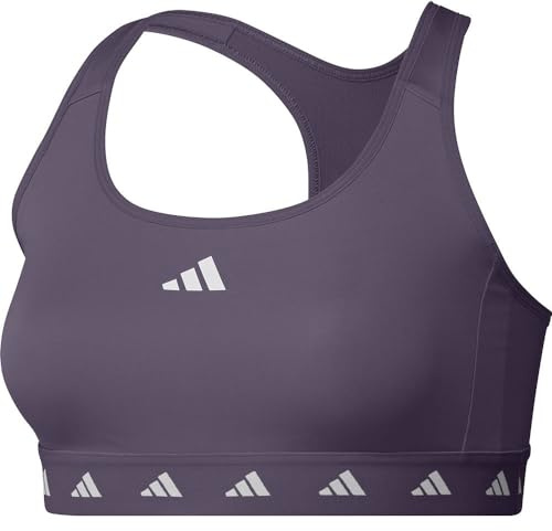 adidas Damen PowerReact Training Medium-Support Techfit BH Sport-BH LAC