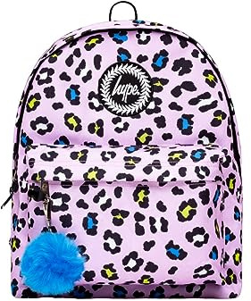 hype Unisex Rucksäcke für Schule, Zuhause, Bts, Arbeit, Wochenendrucksack, Lila/Mehrfarbig, Einheitsgröße, Casual