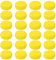PATIKIL Paint Sponges for Painting, 24 Pack Round Painting Sponge Foam Brush Artist Sponge Watercolor Painting Tools for Crafts Arts, Yellow