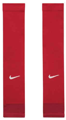 Nike U NK Strike SLV-Équipe Wc22 Jambières, Rouge/Bordeaux/Blanc, L-XL Mixte