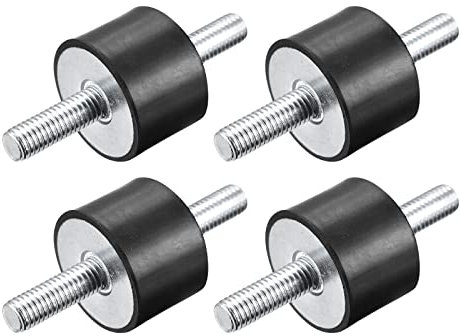 4*M8*23 Antivibrationsisolation Gummilager Bootsspulen Gummilager Stoßdämpfer, Gummipuffer Vibrationsisolator, Luftkompressor-Pumpe, Anti-Vibration, Gummihalterung, Stoßdämpfer (VV30*20)