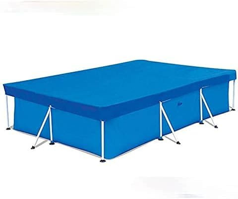 Couverture de Piscine rectangulaire, Couverture de Piscine Facile à Installer, Couverture de Piscine Anti-poussière, résistante à la Pluie et aux UV (450 x 220 cm)