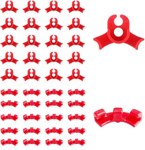 QZKJQDD 40 Stück Pflanzen Clips,Pflanzenbieger, Plant Training Biege Clips,Grow zubehör,Klammern für Pflanzen,90-Grad-Pflanzenstiel-Trainer,Zum Biegen von Pflanzenstämmen und Ändern der Wuchsrichtung