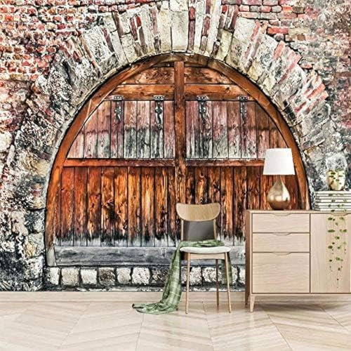 XLMING Vintage Arched Wandfarbe Dekor 3D Tapete Wohnzimmer Sofa Schlafzimmer Esszimmer Home Dekoration Wand-300cm×210cm
