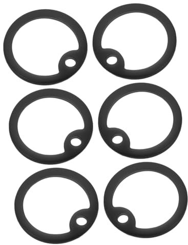 ROMISBABA Für Haustiermarken 6er-packung Mit Silikon-hundemarkenabdeckungen Hundemarkenkreis Lärmschutz Schutz Der Marke Haustier-stummschaltungshüllen Hunde-id-kreis