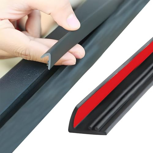 MeYuxg 6M Fensterdichtung,Auto Gummidichtung,Schalldichter Dichtungsstreifen,V Form Dichtungsstreifen Autotür Fensterdichtung Kantenschutz für Auto,Van,Wohnmobil