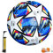 PLLYPE Championsleague Ball, Größe 5 Fußball mit Pumpe, Champions League Fußball für Spiel und Training für Kinder und Erwachsene, Fußballliebhaber Geburtstagsgeschenk, Sammlerstück