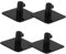 Ipetboom 4 Piezas Soporte de Accesorios de Batidora Ganchos Planos Pared para Organizador de Cocina Práctico y Espacio y Mantiene Ordenados los Accesorios Batidora
