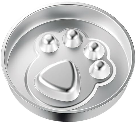 Koolenry Stainless Steel Dog Bowls - Non-Slip Metal Dog Bowl for Large & Medium Breeds, Puppy Puzzle Feeder Food Dish Claw
