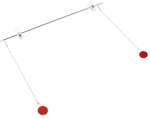 PRETYZOOM Stainless Steel Poster Hanging Pole Clip Design and Easy to Use Hanging Hook for Advertising Flags and Posters, Silver Colour, Sturdy Material Suitable for Store Displays and Home