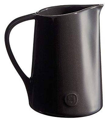 Emile Henry Eh791520 Pichet Céramique Noir Fusain 16 X 12 X 18 cm