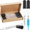 Glas Flüssigkeit Tropfen, 1 ml Ätherisches Öl Abwurf Pipette Kalibriertes Glas Fleck Pipette für Ätherisches Öl Makeup Kunst Flüssig Plant mit Kraft Boxen (20 Packung)