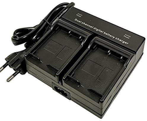 Dual-Channel Batterie Chargeur Compatible pour Sony NP-F330 NP-F550 NP-F570 NP-F750 NP-F770 NP-F960 NP-F970 CCD-TRV DCR-TRV Series Handycam Camcorder Photography LED Vedio Light