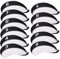 Craftsman Golf 11-teiliges Set Neopren-Schlägerhauben-Set mit großer Nr. für alle Marken Callaway, Ping, Taylormade, Cobra usw. (Weiß und Schwarz)