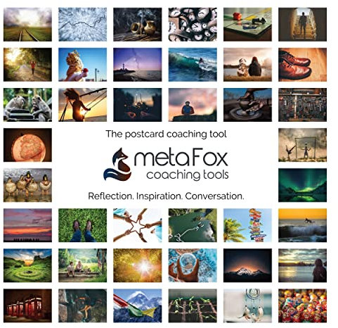 metaFox - 52 Inspirational Cards, Positive Affirmations Cards & Motivational Postcards, Picture Cards for Life Coaching, Therapy, & Personal Advice, Mindfulness Cards, Coaching Cards, Life Design