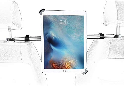 Car Headrest Tablet Holder for iPad, woleyi Car Tablet Mount Clamp Back Seat for Kids for 9.5~14.5 Device, eg iPad 2019 2018 2017 Pro 12.9 10.5 9.7 Pad Air, Samsung Tab and Other Tablet