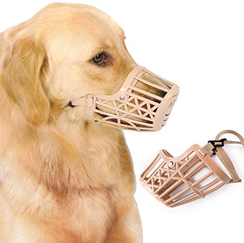 Maulkorb Einstellbare Golden Retriever Pet Anti-Bite für Big Dog Puppy Small Dog Muzzle Large 1 Anzug,5