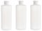 3Pcs 400ml Empty Refillable Clear Plastic Soft Tube Squeeze Bottle with Flip Cap Travel Bottle Makeup Cosmetic Toiletries Packing Storage Containers for Shampoo Body Wash Toner Lotion