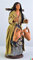 Original Frau mit Amphore aus Terrakotta, 15 cm