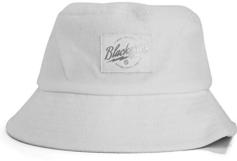 Blackskies® Snow Flake Bucket Hat | Damen Herren Urlaub Unisex Sonnenhut Fischerhut Beige Kord
