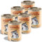 Pfotenliebe Bio-Nassfutter für Katzen, Bio-Schleckermenü, natürlich ohne Chemie und mit Qualitätsgarantie, getreidefrei, 6X 400g (Dose)