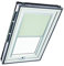 Original Roto Verdunkelungsrollo ZRV - Nahezu vollständige Verdunkelung - Führungsschiene Silber - Dachfenster Baureihe Designo R6/R8, i8 und Classic 64/84 - Größe 065/118 | 06/11 - Farbe Hellbeige