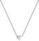 RWQIAN Silber Herz Buchstabe Kette Damen- Edelstahl Initialen Kette Alphabet R Buchstabe Kettenanhänger Halskette Geschenk 16+2