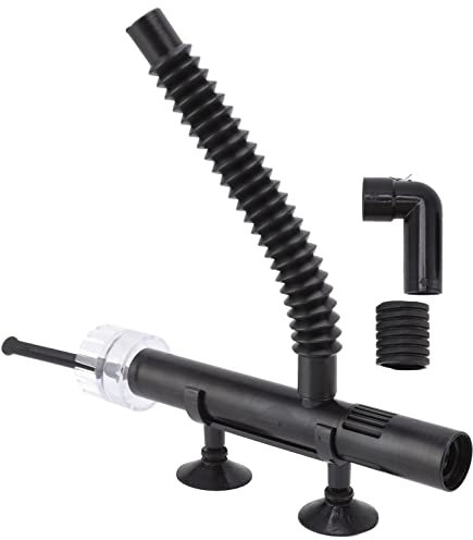 Aquarium Oil Film Skimmer Aquarium Protein Skimmer Filter mit Flexiblem Schlauch Aquarium Ölentferner für Aquarien Wasserpflanzen