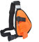UAYESOK Two Way Radio Chest Pouch Holder Radio Chest Pack Shoulder Harness Holster Universal Vest Bag Case with Nylon Strap Belt for BAOFENG Motorola Midland Icom Cobra Walkie Talkie (Orange)