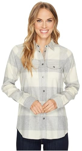 Fjällräven Damen Canada Hemd, Fog/Chalk White, XXL