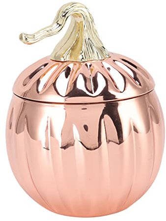 Copa de vino de oro rosa Copa de vino portátil Copa de vino en forma de calabaza Copa de vino de acero inoxidable Decoración de calabaza Taza de café Vaso de vino personalizado con tapa para bar en ca