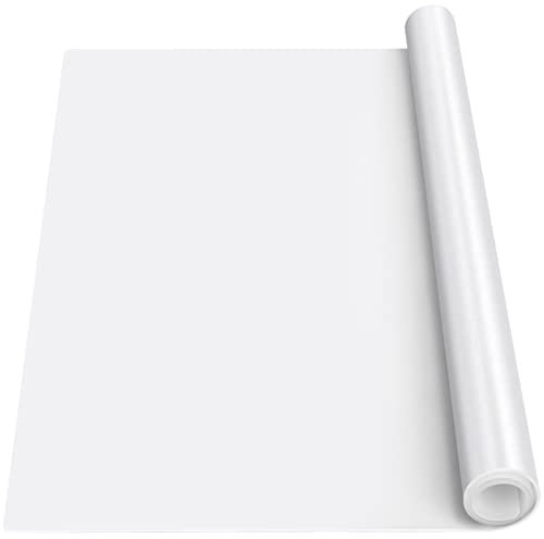 Silicone Mat Heat Resistant Mats for Countertop, Multipurpose Large Silicone Mats for Crafts Kitchen Workbench Size 48x24 inches Thick 2mm,Rolled Package,Translucent