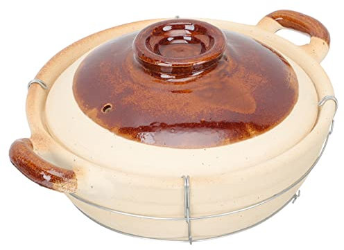 VICASKY Cazuela De Arroz a La Cazuela De Barro Cacerola Sartén Con Tapa Utensilios De Cocina De Cerámica Olla De Barro Japonesa Arroz En Cazuela De Barro Arcilla Guangdong Individual