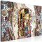 murando - Wandbilder XXL Gustav Klimt der Kuss 120x80 cm Leinwandbild 1 tlg Kunstdruck modern Wanbilder XXL Wanddekoration Design Wand Bild Abstrakt Mosaik l-A-10022-b-a