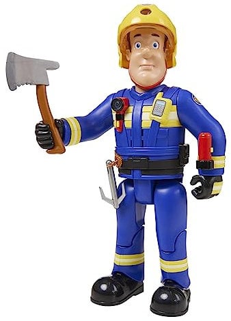 Fireman Sam 07914 Ultimate Hero Electronic, Action Figure, Preschool Toys, Gift for 3-5 Year Olds, Blue