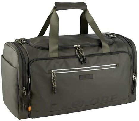 camel active Explore Herren Reisetasche Weekender Groß Grün