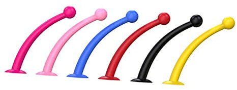 SOLUSTRE Silikon Saugnapf Tentakel Flexible Helmdekoration Für Motorrad Und Kinderhelme Blaue Antennen Mit Sicherem Halt Leichte Anbringung Und Kratzfreie Oberfläche