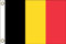 Belgien Flagge Fahne | 150 cm x 90 cm / 90 x 150 cm | Wetterfest & Langlebig | Polyester mit zwei Ösen